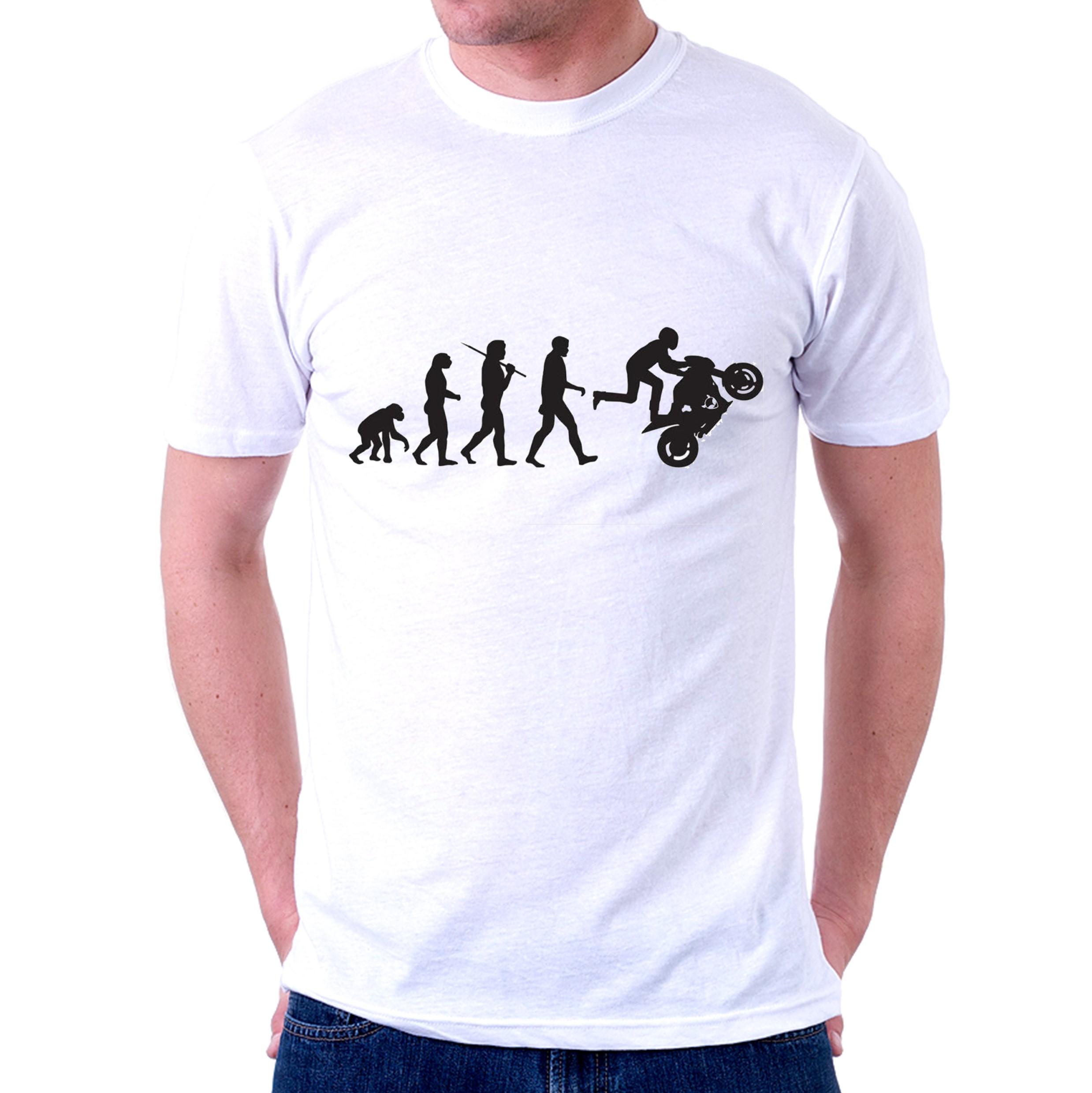 Bikers Evolution White Tshirt